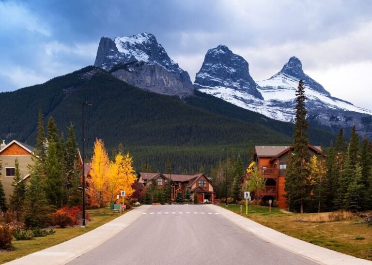 Three Sister Mountains Canmore
